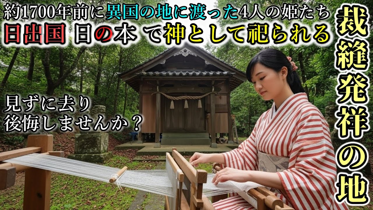 ⚠️今では神として祀られる姫達の日本についてからの運命は？【福岡県福津市奴山 縫殿神社】