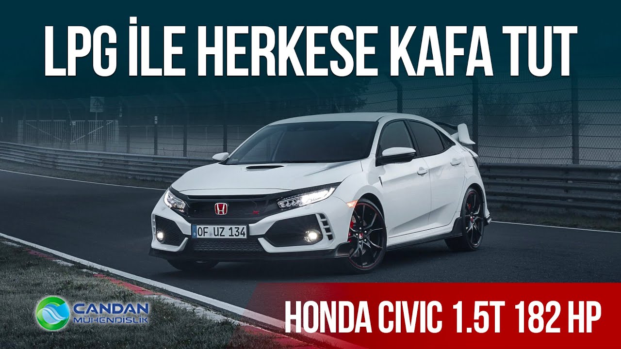 Şaka Yapmıyoruz // Honda Civic 1.5T 182 HP LPG İle Sol Şerit !!