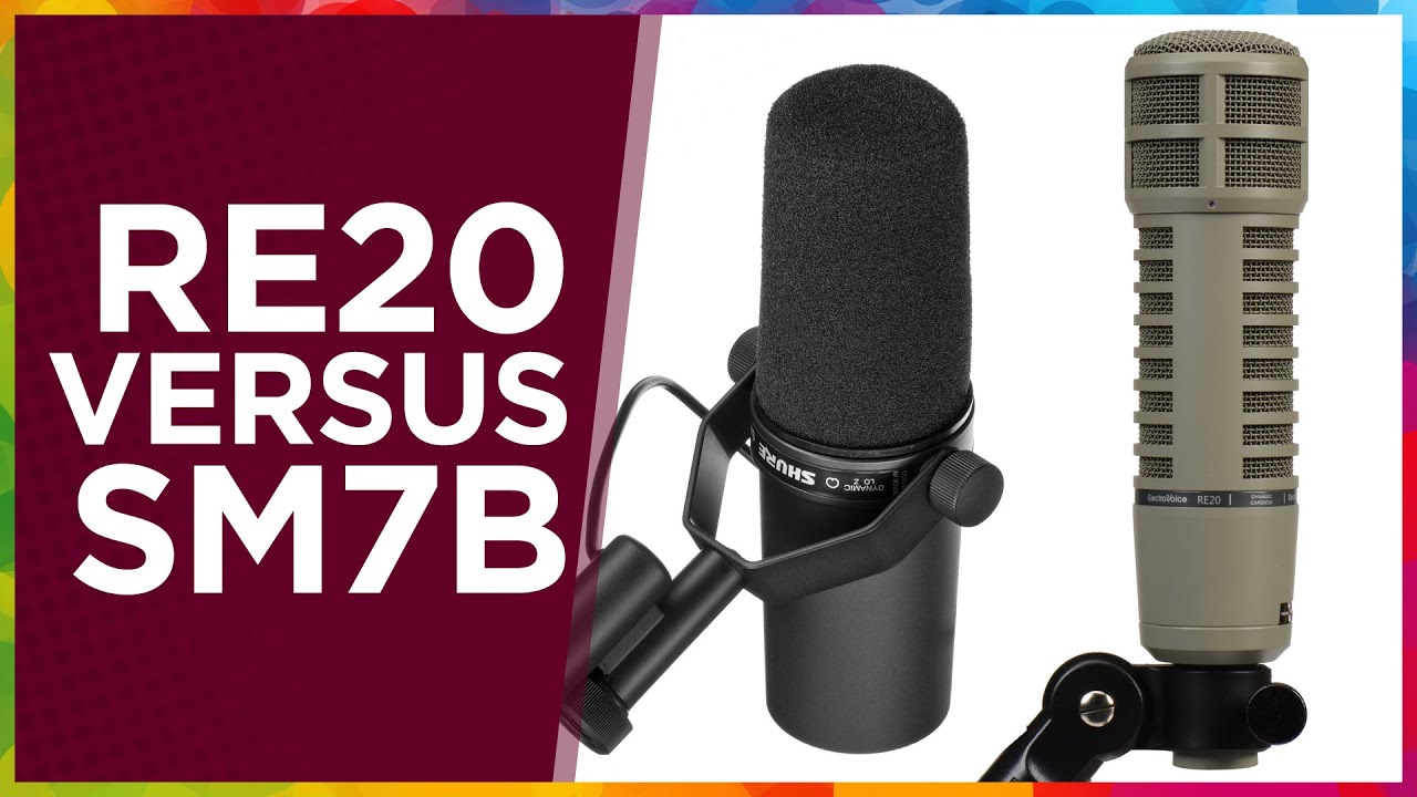 RE20 versus SM7B: A battle of broadcast dynamic mics