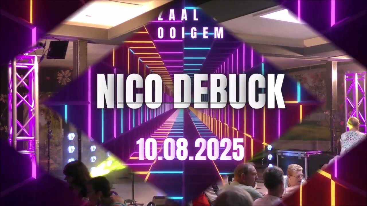Nico Debuck @ 10 8 25 optredens feestzaal Casiono Ooigem