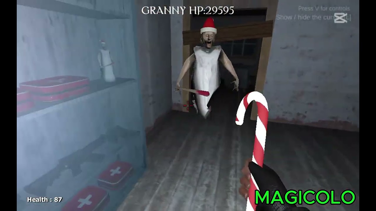 Granny's House christmas mode Y8 gameplay 2024