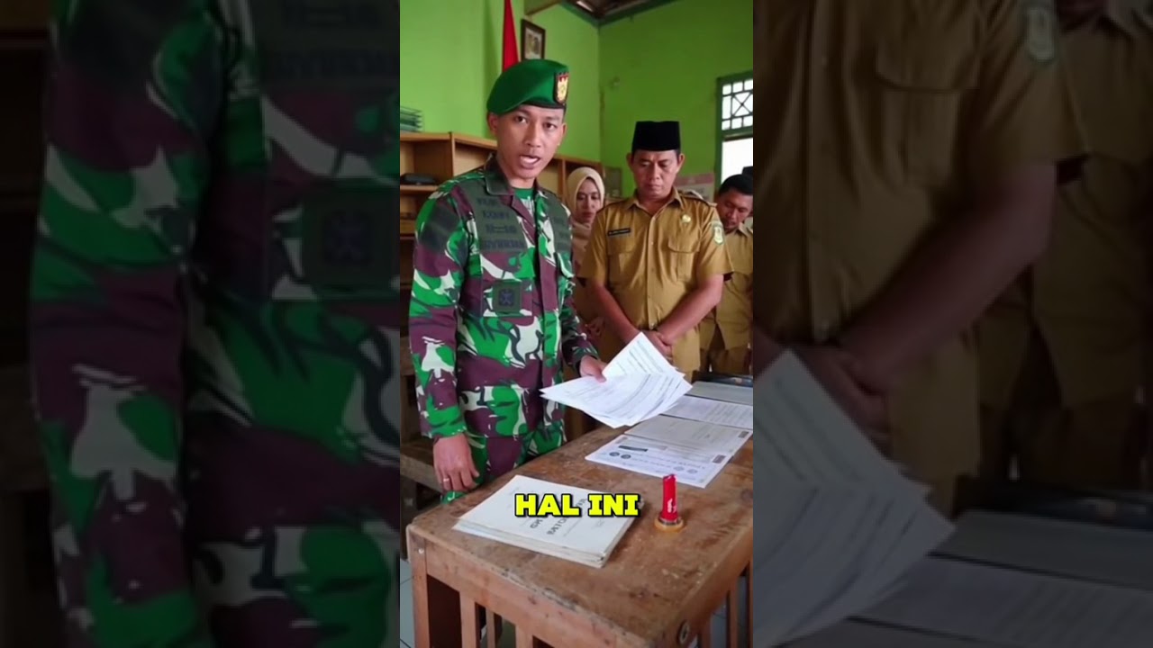 Seorang anggota TNI berhasil menangkap kepala desa yang menggelapkan dana desa 
