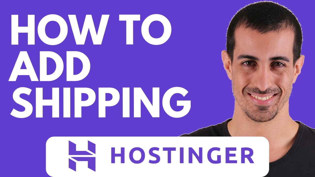 Hostinger Ecommerce : How to Add Shipping to Your Online Store in Hostinger Website Builder