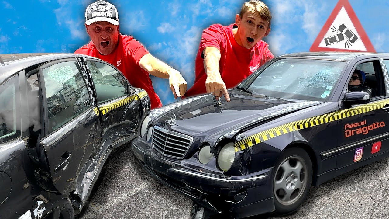ON CRASHE UNE MERCEDES !! 😱🔥