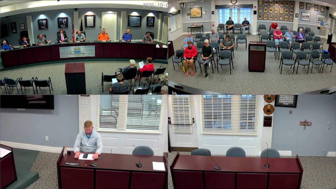 2025-10-06 Lawrenceburg City Council Meeting