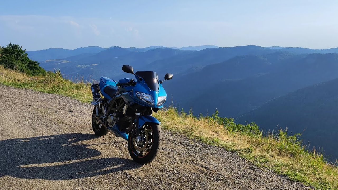 Col de la Schlucht arsouille Montée/Descente Alsace/Vosges moto SV650S