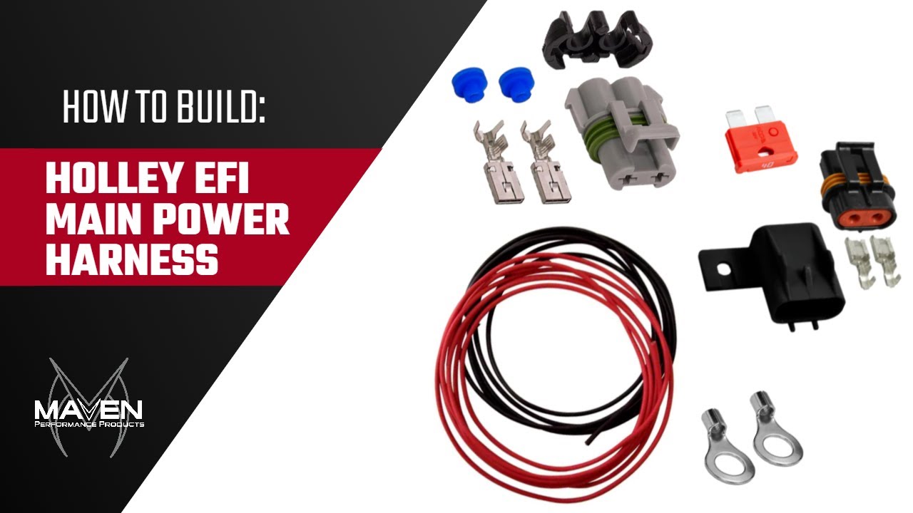 Как собрать электропроводку Holley EFI