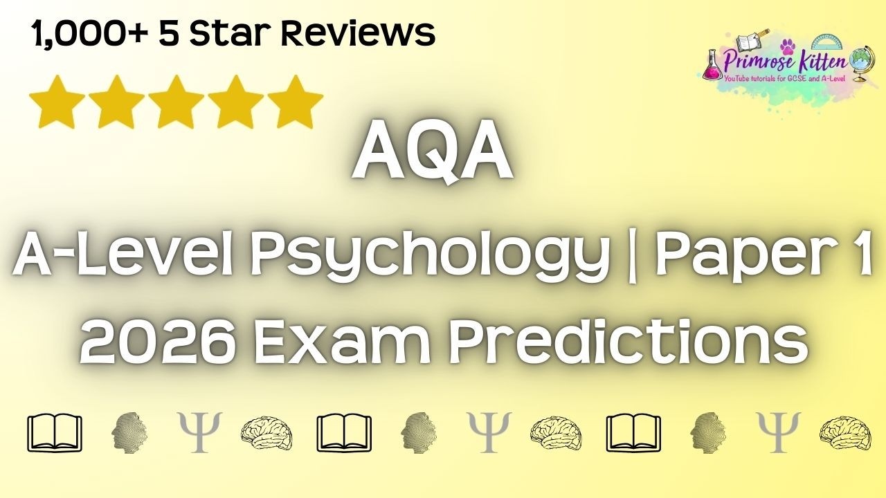 2026 AQA A-Level Psychology Paper 1 Predictions | Introductory Topics Revision!