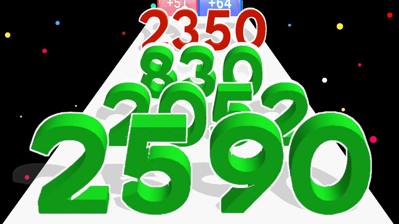 STACK RUN: Level Up Number, Math Games (ASMR Gameplay) Part 2