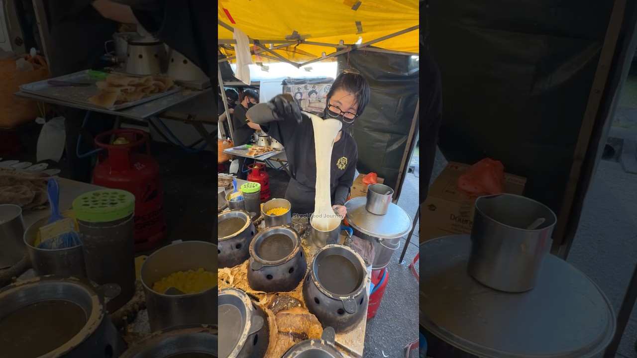 Thin Corn Pancake At Kuala Lumpur Night Market