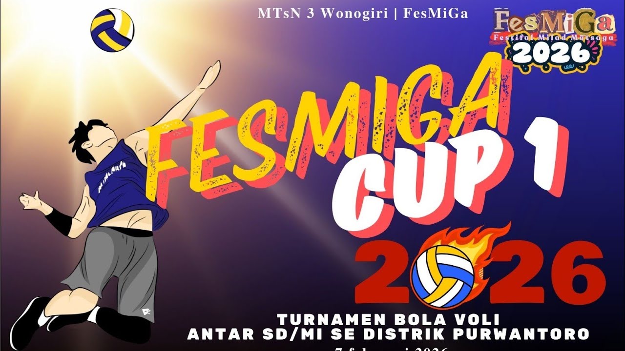 SDN 2 Bakalan (Hijau) Vs MI Miftahul Falah (Putih) - FesMiGa Cup 1 Turnamen Bola Voli Antar SD/Mi