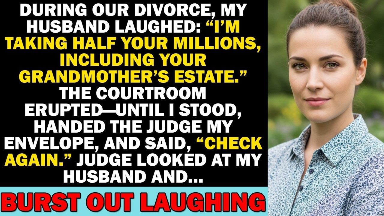When My Husband Tried To Steal Half My Fortune, I Gave The Judge An Envelope; And He Laughed At Him.