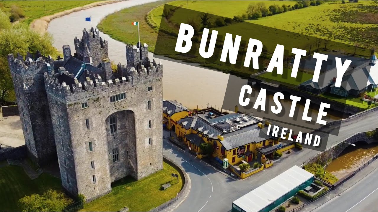 Bunratty Castle by drone - Zamek Bunratty | IRELAND 🇮🇪