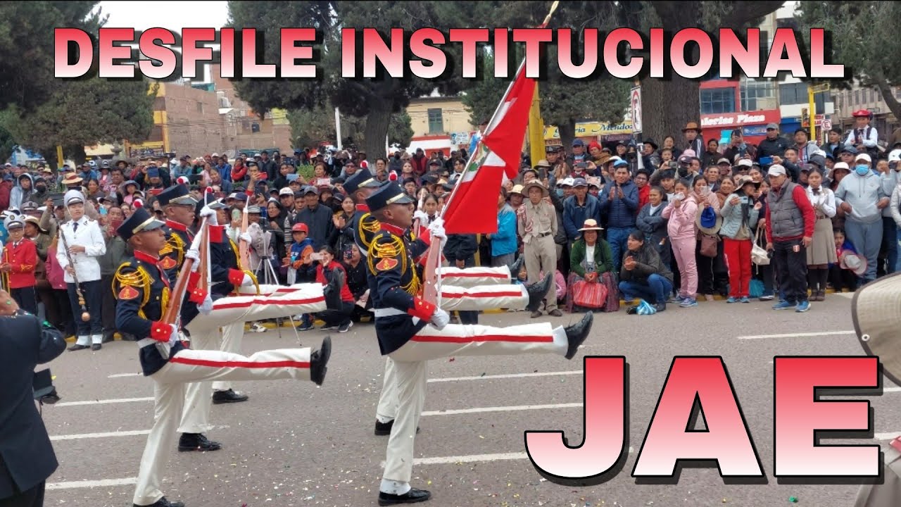 Desfile por los 65 aniversario de la Emblemática G.U.E José Antonio Encinas - Juliaca