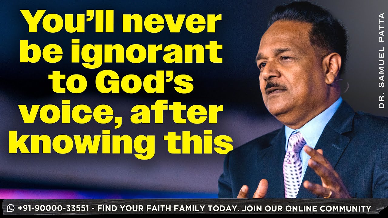 Do not neglect this IMPORTANT manner in which God speaks to us | Powerful teaching. Ps. Samuel Patta