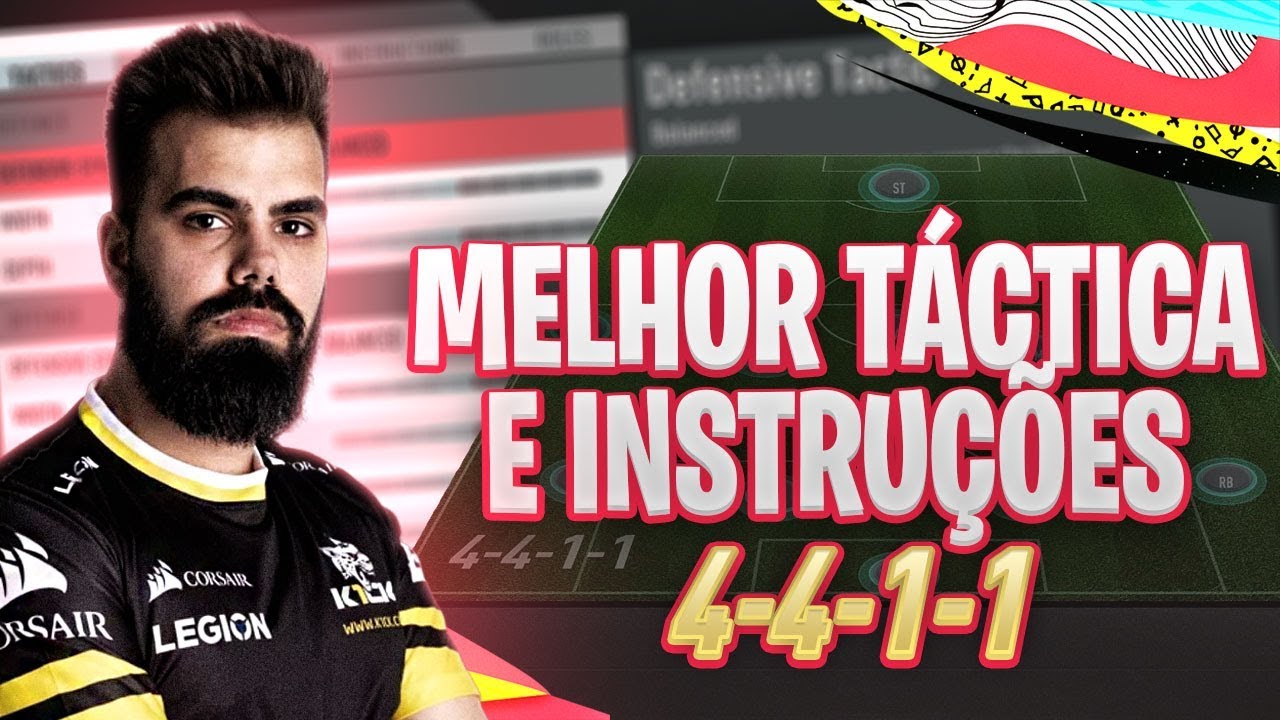 FIFA 20: MELHOR TÁCTICA PERSONALIZADA E INSTRUÇÕES!