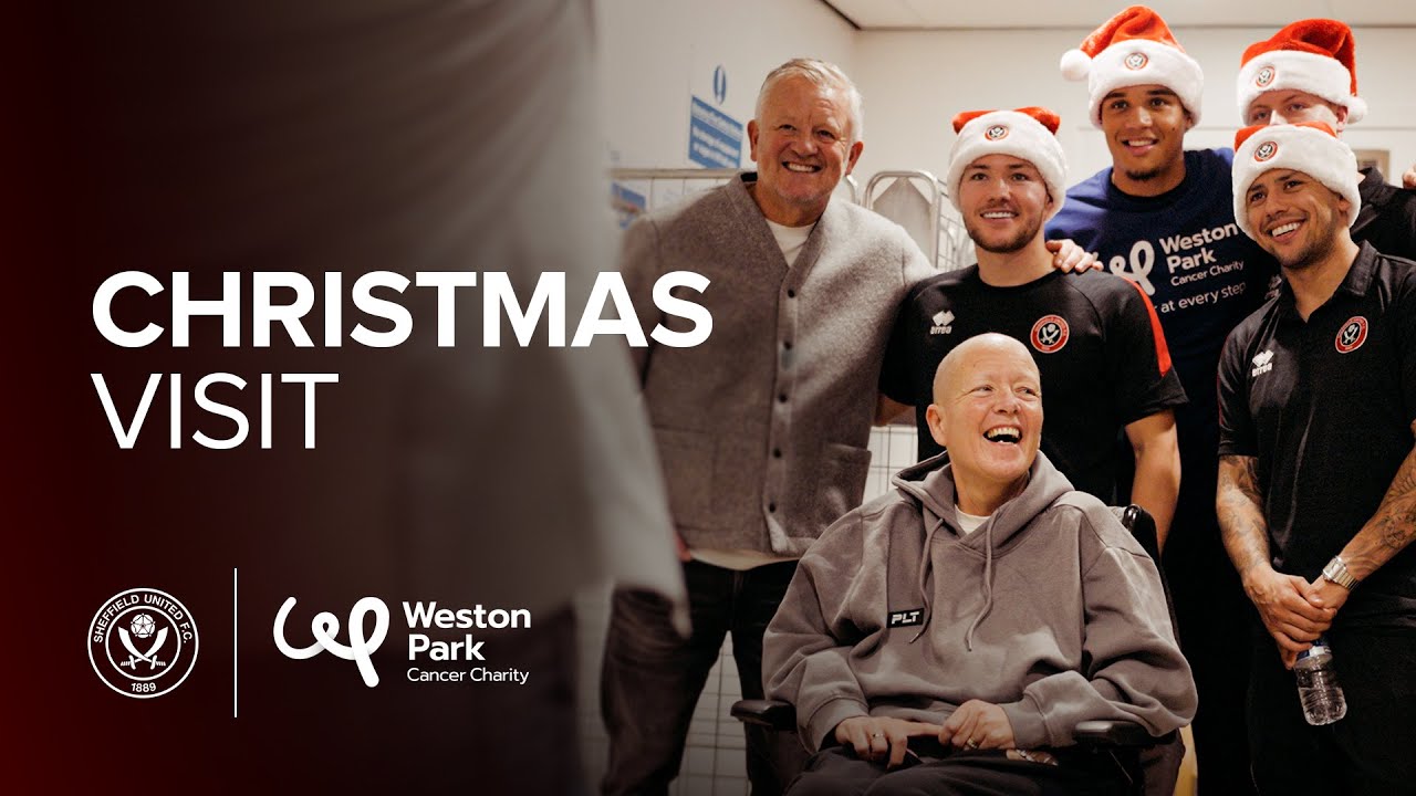 Sheffield United visit Weston Park Cancer Charity🎄