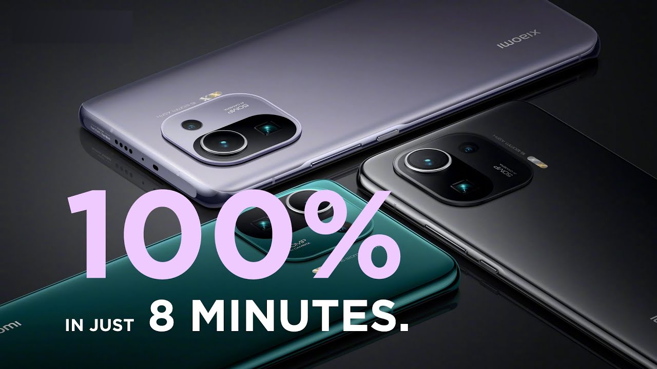 Charge to 100% in just 8 minutes.