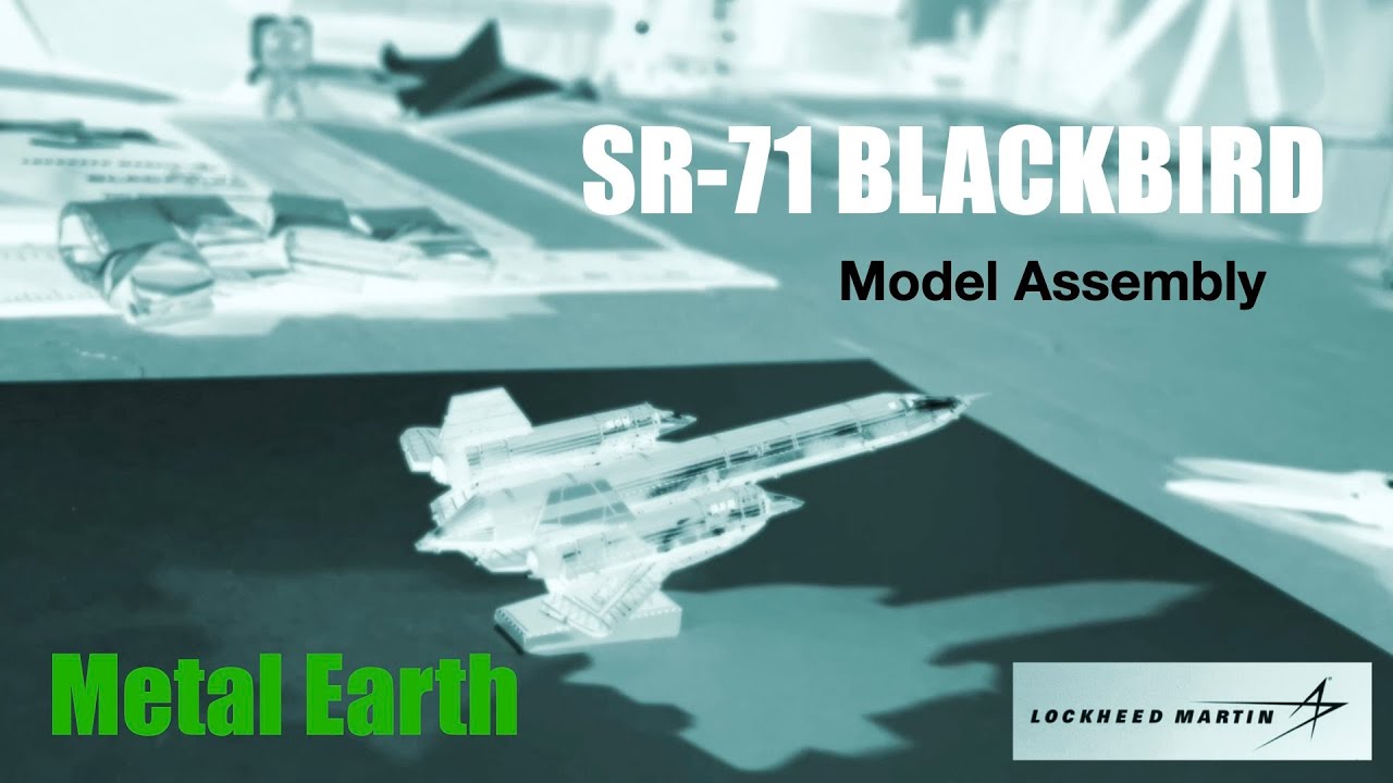 Metal Earth Lockheed SR-71 Model Assembly