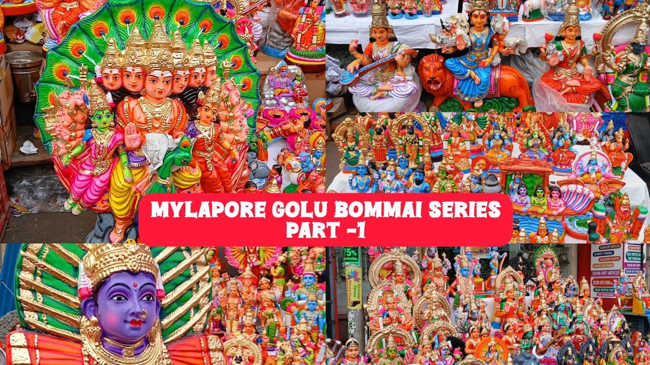Mylapore Golu Bommai Series | Part - 1 |  🛍🪷🪬🌼😍💕🛕🙏🏻🪔🕉🔔🧿🎆✨️