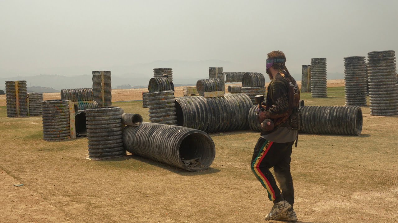Random Pump 1v1s at Ambush Paintball Park