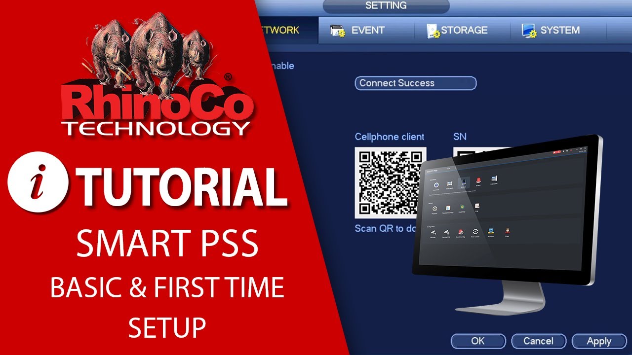 Using SmartPSS - Basics and first time setup