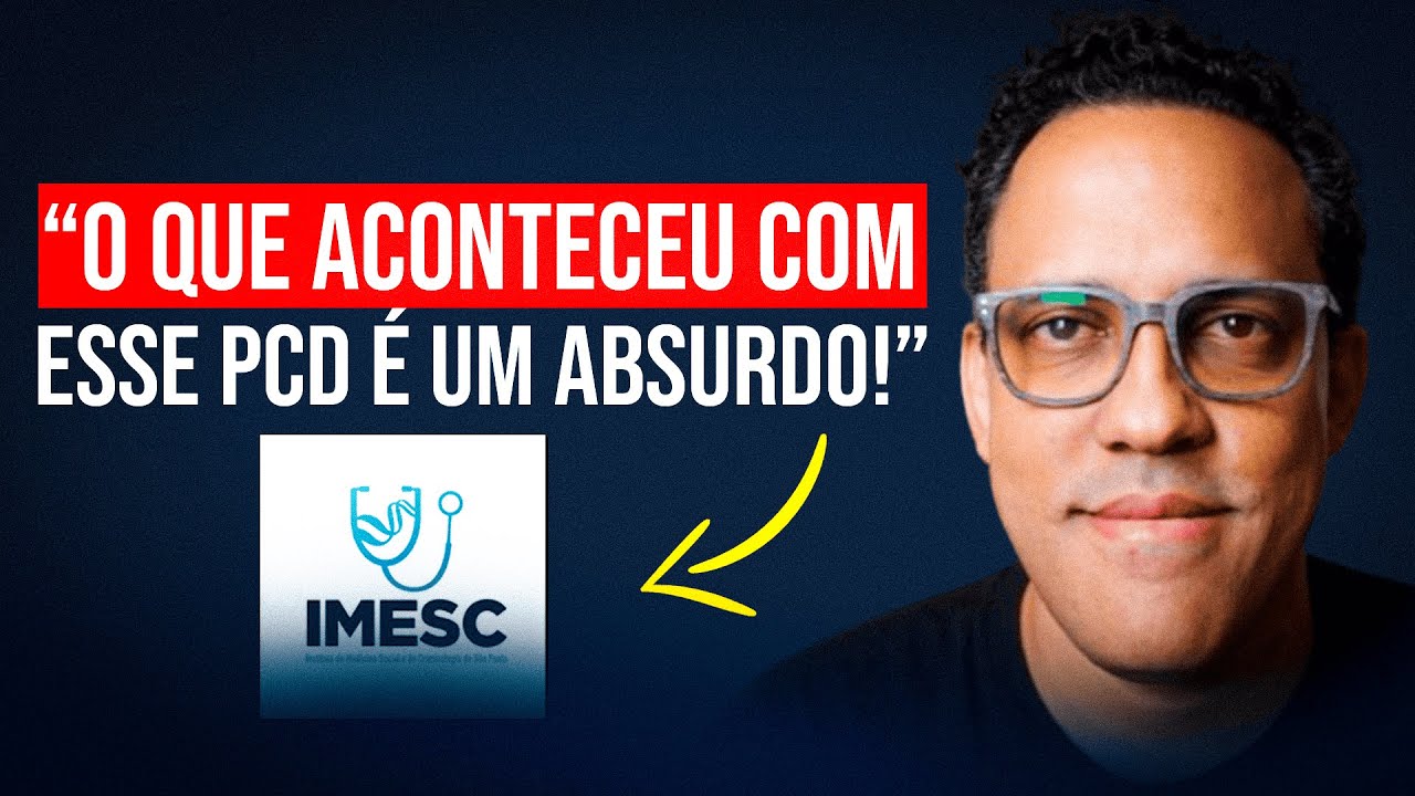 PCD passou na PERICIA IMESC quatro VEZES...