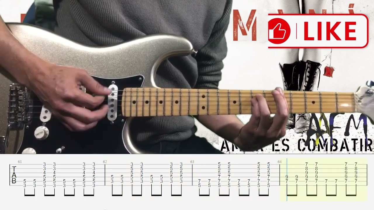 Como Tocar - Manda Una Señal - Maná - Aprende - Guitarra - Tab