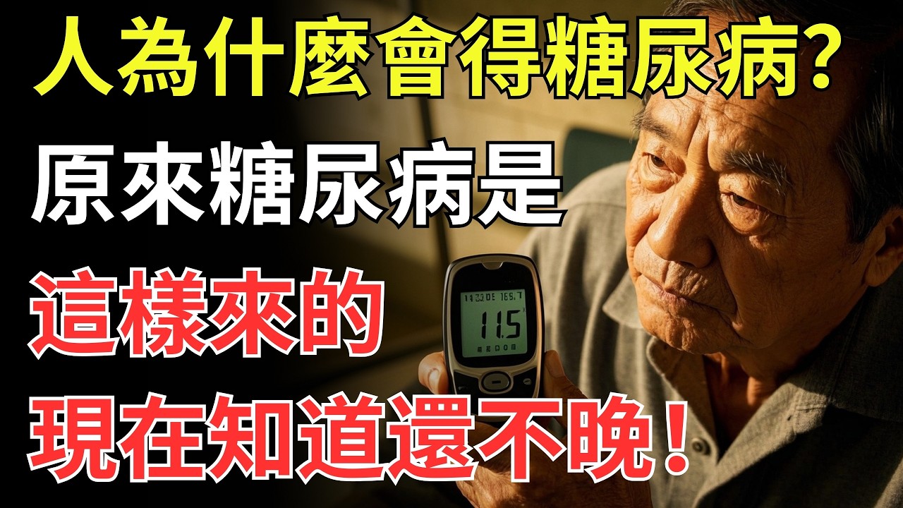 人為什麼會得糖尿病？原來糖尿病是這樣來的，現在知道還不晚！