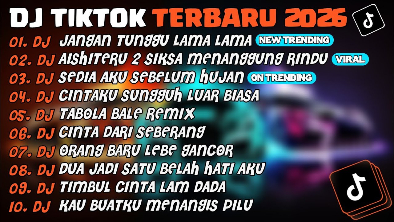 DJ TIKTOK TERBARU 2026🎵DJ JANGAN TUNGGU LAMA LAMA🎵DJ AISHITERU 2 ~ SIKSA MENANGGUNG RINDU🎵 FULLALBUM