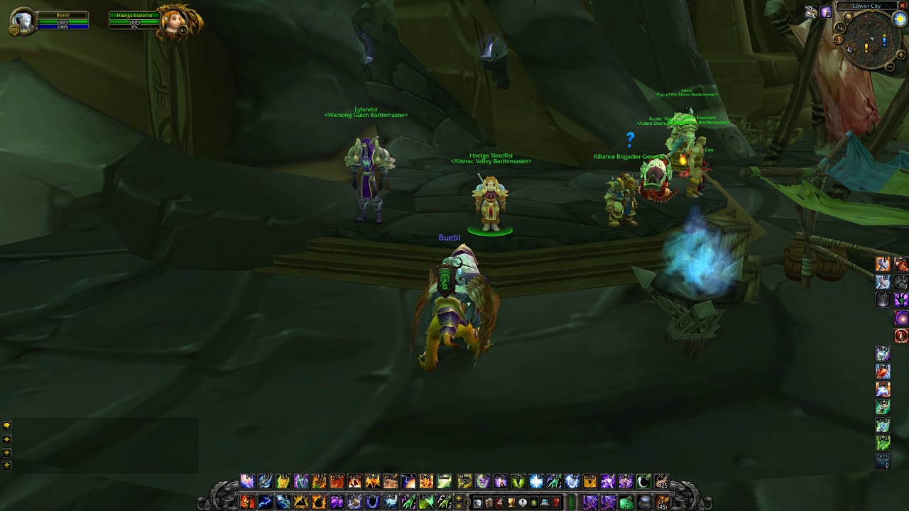 Shattrath (Alliance) Alterac Valley Battlemaster, WoW TBC