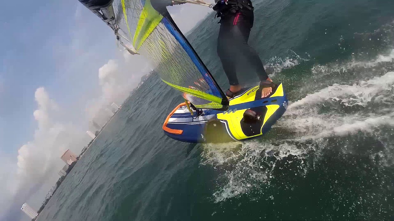 First time foil, Starboard Foil Free Ride 125, Ezzy Cheeatah 8.5, 10-15 knots wind.