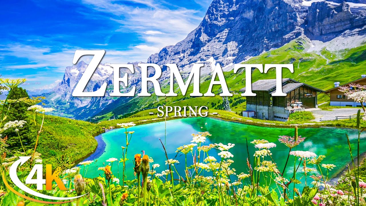 Zermatt 4K • Scenic Relaxation Film With Peaceful Music • Stunning Nature | 4K Video UltraHD