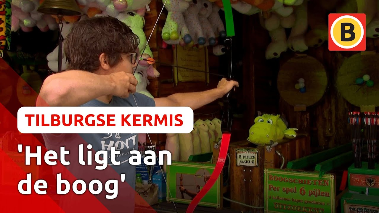 Hoe doet een Nederlands kampioen handboogschieten het op de kermis? | Tilburgse Kermis