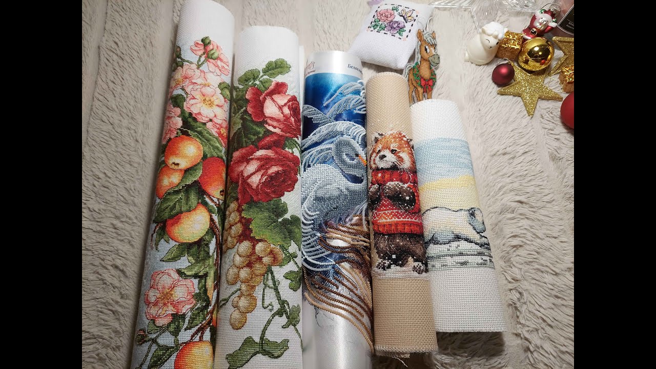 12. Мої вишивальні підсумки року 2025 .Фініші та процеси, що йдуть у новий рік.