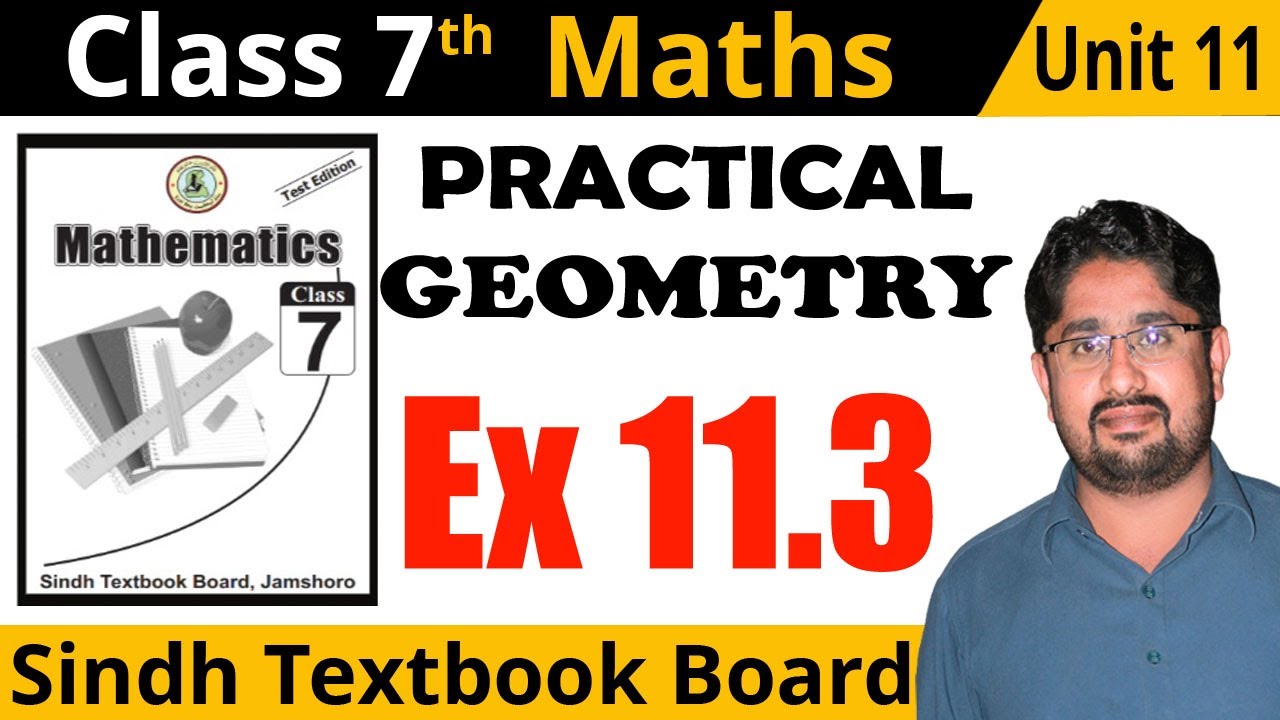 🔴 Unit 11 Exercise 11.3 Class 7 Maths Sindh Textbook Board
