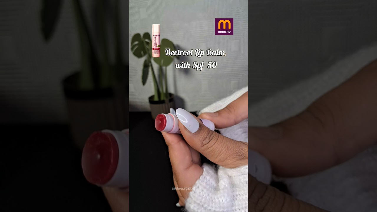 beetroot Lip Balm for chapped lips 