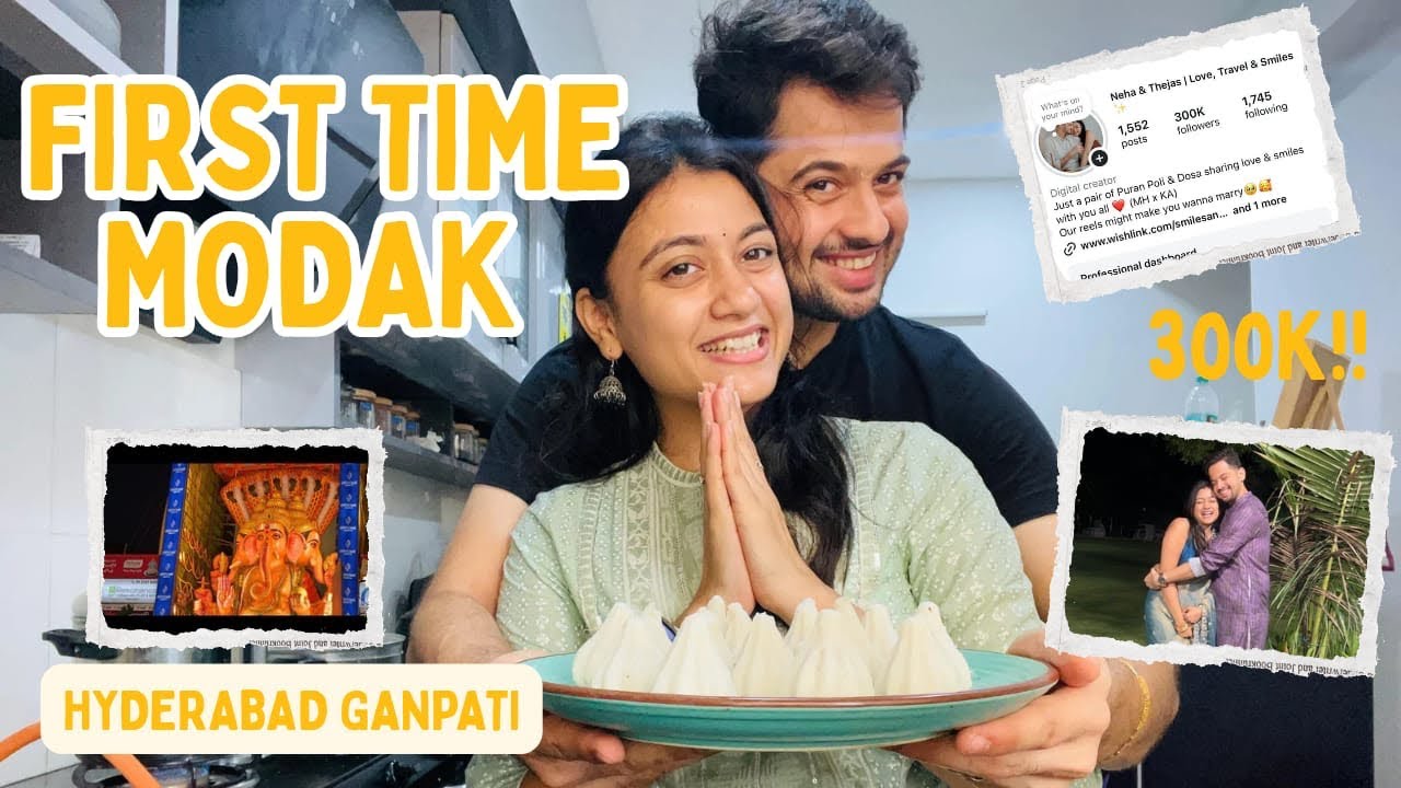 300K on Ganesh Chaturthi ❤️ Modak bappa saathi | Khairatabhad Ganpati ✨