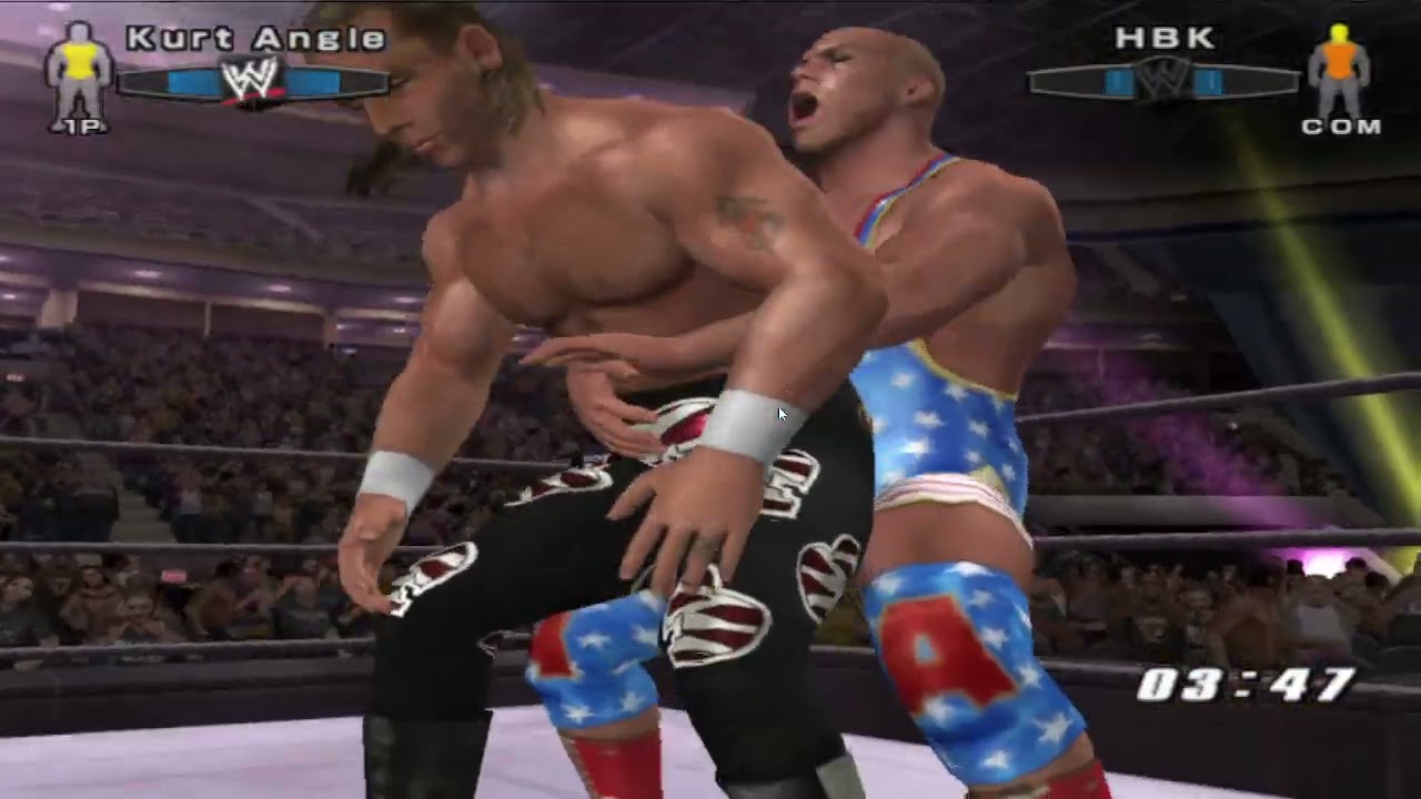 Kurt Angle vs Shawn Michaels