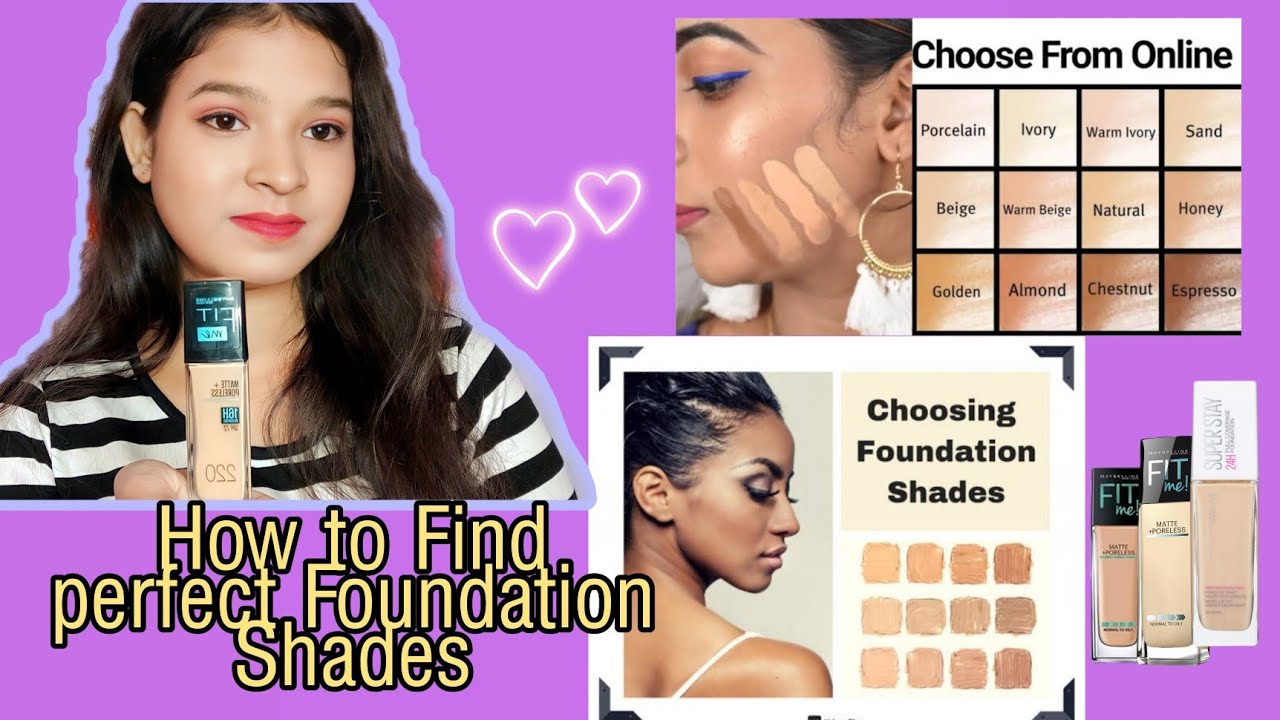 How to Find your perfect Foundation Shades | The Amisha