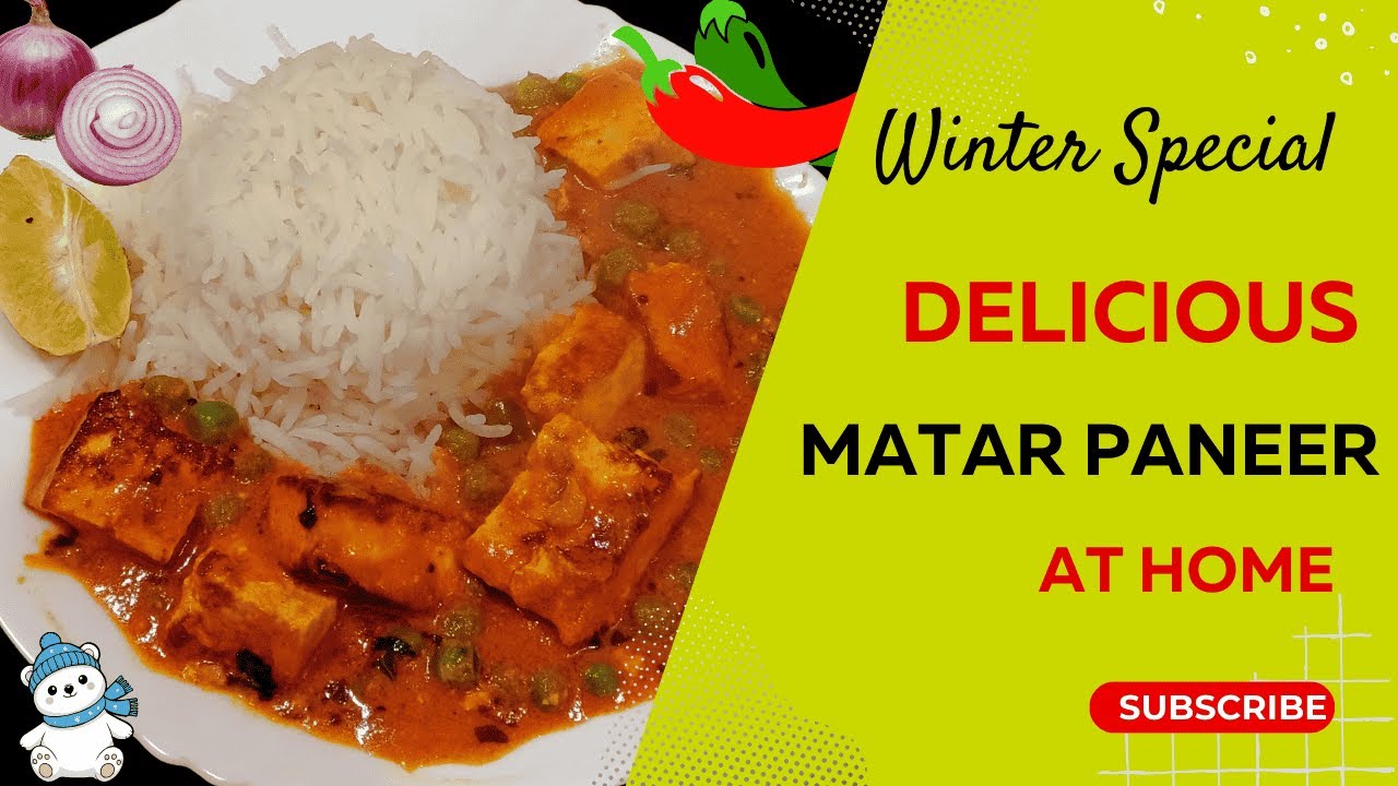 Matar Paneer | मटर पनीर 😍 | Winter Special Restaurant Style North Indian Recipe 