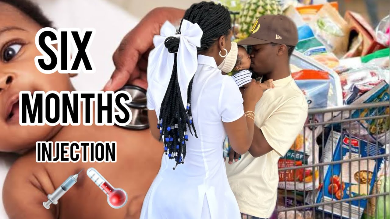 ШЕСТИМЕДИЧНАЯ ИНЪЕКЦИЯ ДЛЯ МАЛЫША ЛДЖЕЯ👶🏽 🌡️💉// ПОКУПКА ПРОДУКТОВ 🛒 🛍️#пара #семья #вирусноевидео