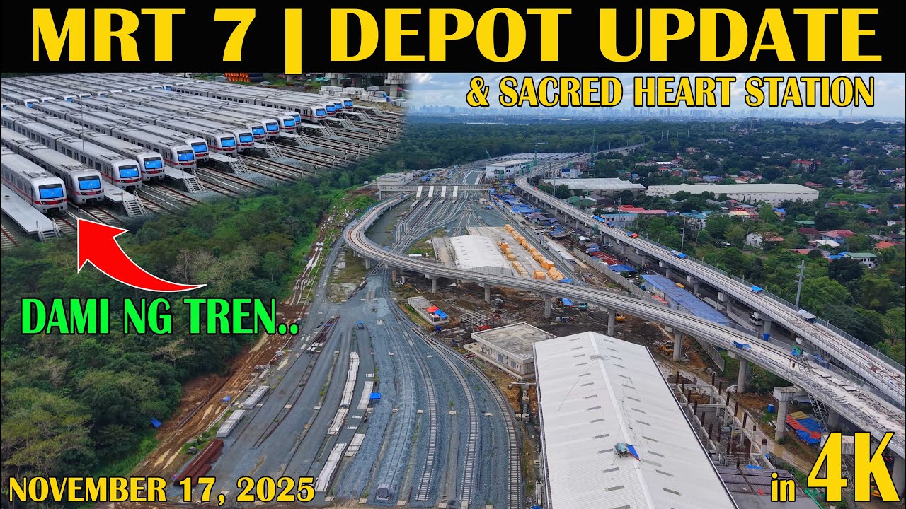 MRT 7 | ОБНОВЛЕНИЕ SACRED HEART И ЖЕЛЕЗНОДОРОЖНОГО ДЕПО