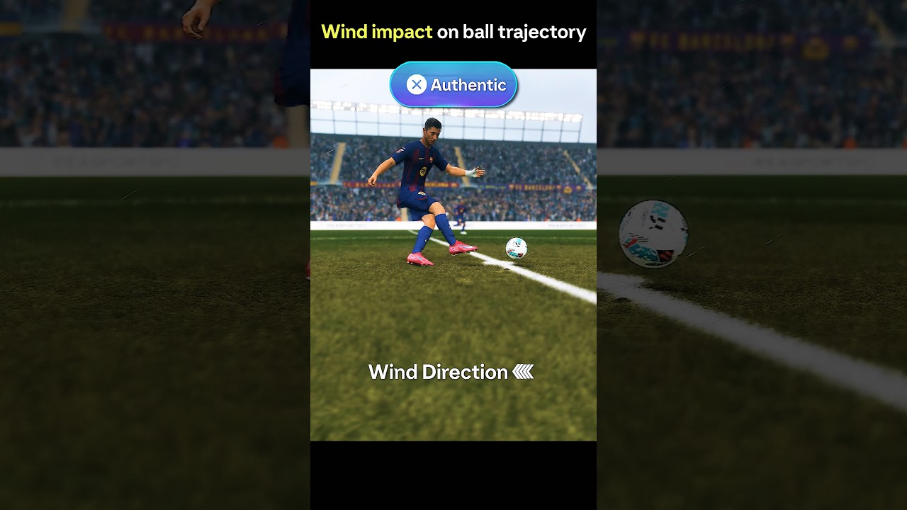 FC 26: Competitive vs Authentic - Ground Pass Wind Effect #fc26