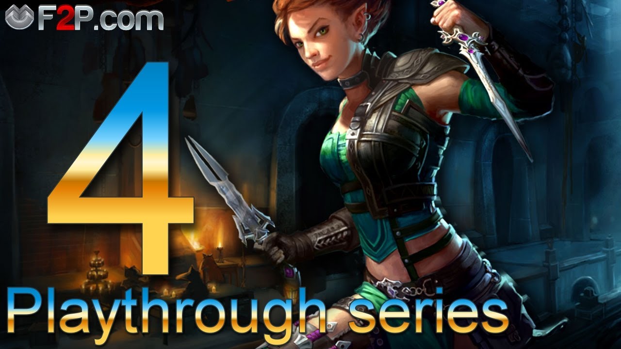 Neverwinter MMO gameplay walkthrough Episode #4 (1080p) - Rogue (level 6-8)
