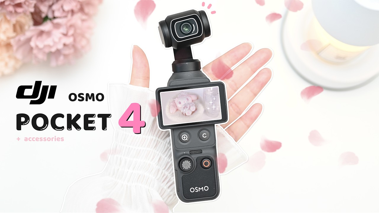 🌸 dji osmo pocket 4 aesthetic unboxing ♡ the perfect everyday camera? ✨