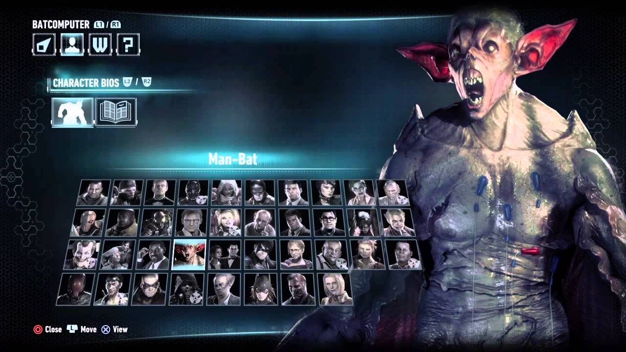 All Batman Arkham Knight Character Bios