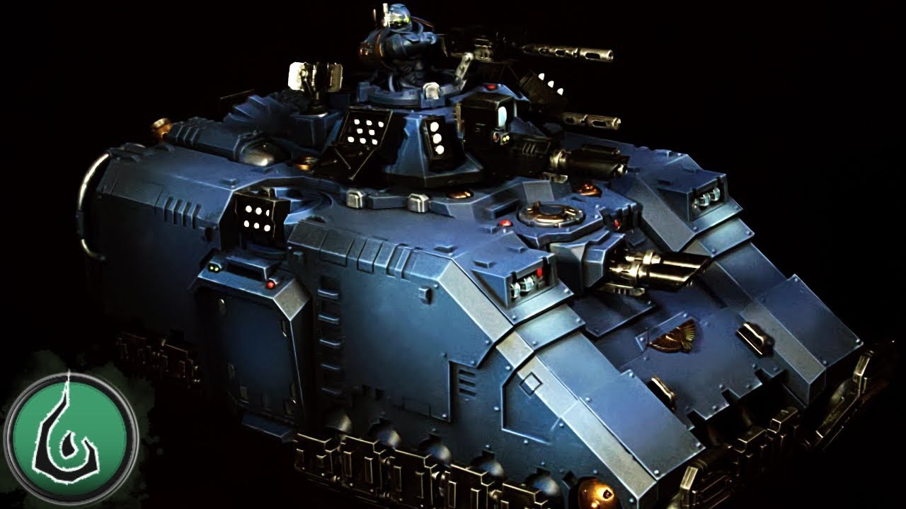 Painting Tutorial WH40K Ultramarine Repulsor Scheme