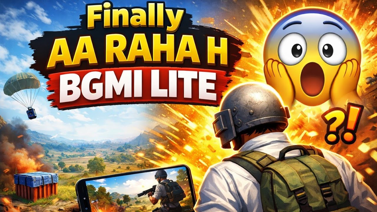 FINALLY AA RAHA H BGMI LITE 😱🤔 
