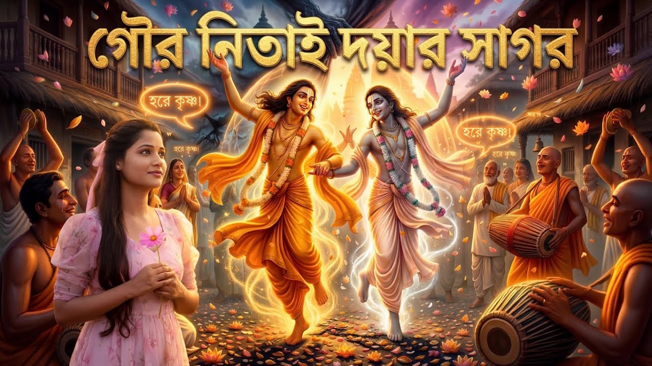 গৌর নিতাই দয়ার সাগর | Gaura Nitai Kirtan | Bengali Devotional Song | Hare Krishna Bhajan 
